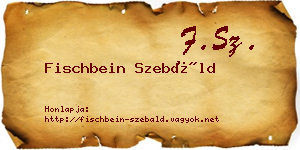 Fischbein Szebáld névjegykártya
